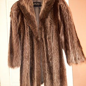 Vintage Brodey Draimin Furriers Racoon coat